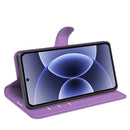Wallet Case for Xiaomi 17 – PU Leather Flip Cover with Card Holder & Stand [Purple]