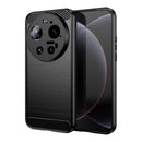 Xiaomi 17 Ultra Carbon Fibre TPU Case Slim Shockproof Cover Black
