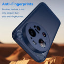 Xiaomi 17 Ultra Carbon Fibre TPU Case Slim Shockproof Cover Navy