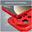 Xiaomi 17 Ultra Carbon Fibre TPU Case Slim Shockproof Cover Red