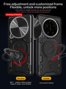 Xaiomi 17 Ultra Ring Kickstand Case w/ Camera Cover [Purple]