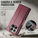 Xiaomi 17T 5G CaseMe Retro Wallet Case [Maroon] 5