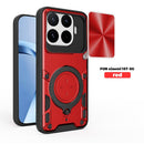 Xiaomi 17T 5G Ring Kickstand Case w/ Camera Cover [Red] 1