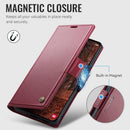 Xiaomi 17T Pro 5G CaseMe Retro Wallet Case [Maroon] 8
