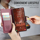 Xiaomi 17T Pro 5G CaseMe Retro Wallet Case [Maroon] 4