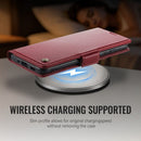 Xiaomi 17T Pro 5G CaseMe Retro Wallet Case [Maroon] 10