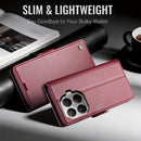 Xiaomi 17T Pro 5G CaseMe Retro Wallet Case [Maroon] 3
