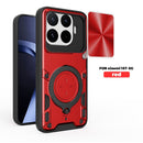 Xiaomi 17T Pro 5G Ring Kickstand Case w/ Camera Cover [Red]