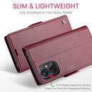 Xiaomi Poco C65 CaseMe Retro Wallet Case [Maroon] 2