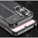 Xiaomi Poco C65 Leather Texture Back Case [Navy] 5
