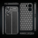 Xiaomi Poco C65 Leather Texture Back Case [Navy] 6