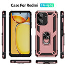 Xiaomi Poco C65 Military Armour Ring Case [RoseGold] 7