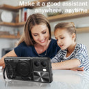 Xiaomi Poco X7 Pro Ring Kickstand Case w/ Camera Cover [Black]