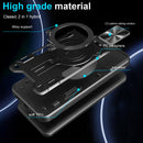 Xiaomi Poco X7 Pro Ring Kickstand Case w/ Camera Cover [Black]