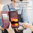 Xiaomi Redmi Note 14 5G CaseMe Retro Wallet Case [Maroon] 4