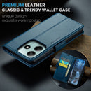 Xiaomi Redmi Note 14 5G CaseMe Retro Wallet Case [Navy] 6