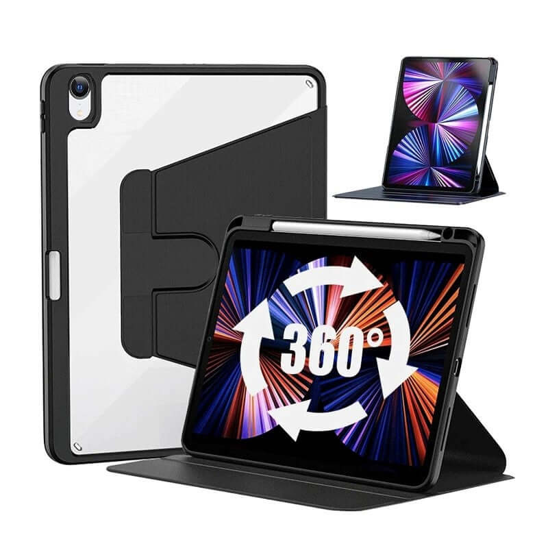 iPad Mini 6 /7  Rotation Stand Smart Case Cover with Pencil Slot