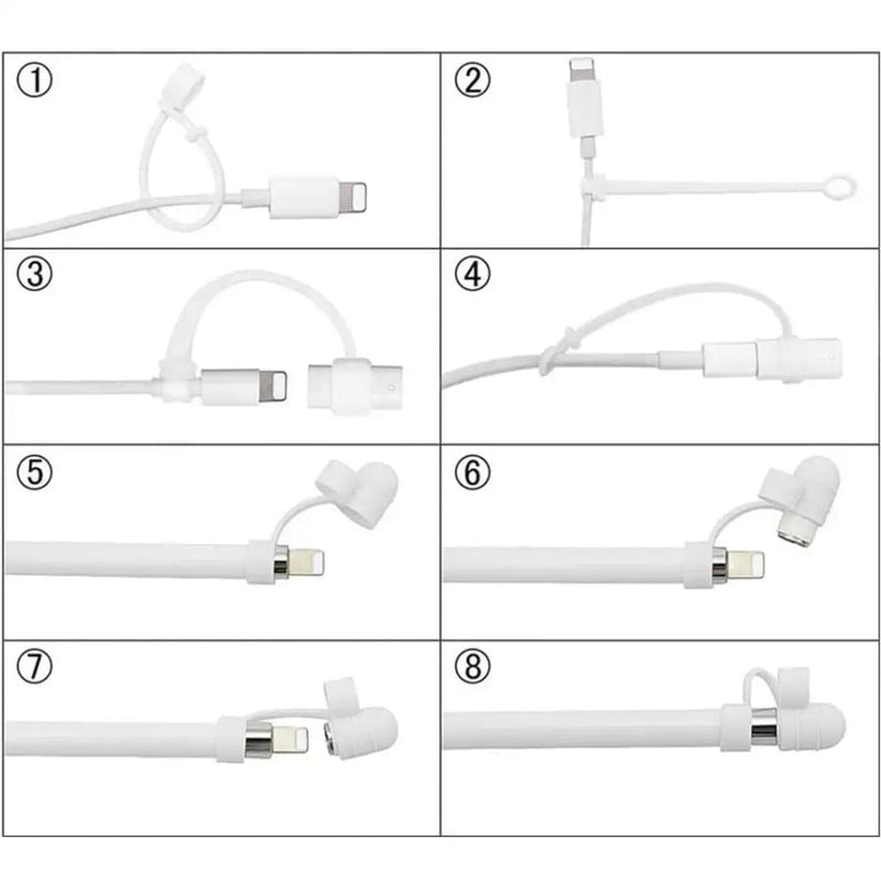 Apple Pencil Cap Holder / Nib Cover / Adapter Tether