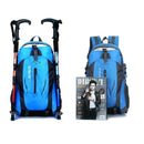 Backpack (Blue & Black) - Backpack