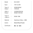 Essager Car Charger (Type C & USB Port) - Electronics