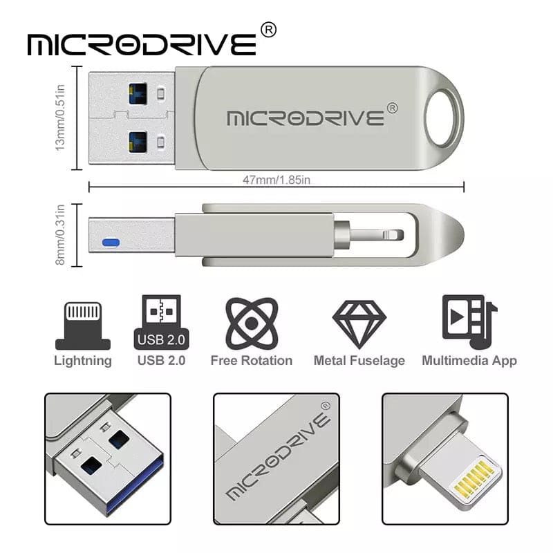 iPad / iPhone Flash Drive 64GB Electronics Accessories