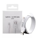 iPhone/iPad Charger Cable - 2m (White) - Phone/Tablet