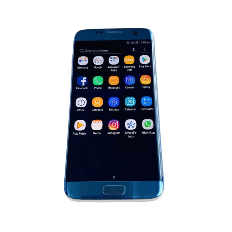 Samsung Galaxy S7 Edge 32GB Blue Topaz - As New - Preowned