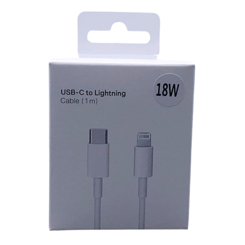 Type-C to lightning cable (18w) - 1m