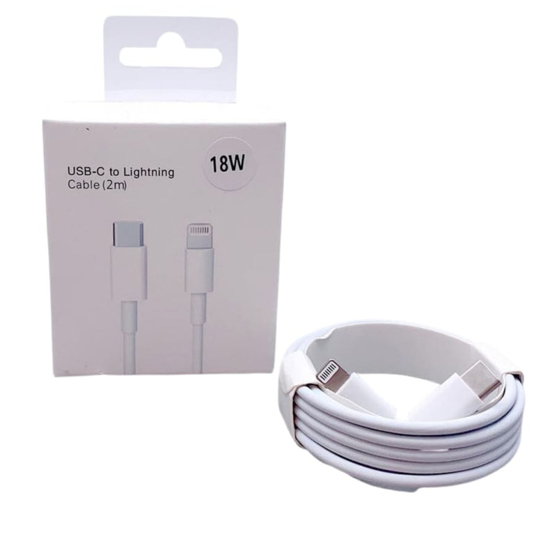 Type-C to lightning cable (18w) - 2m